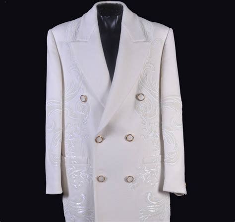 mens versace coat